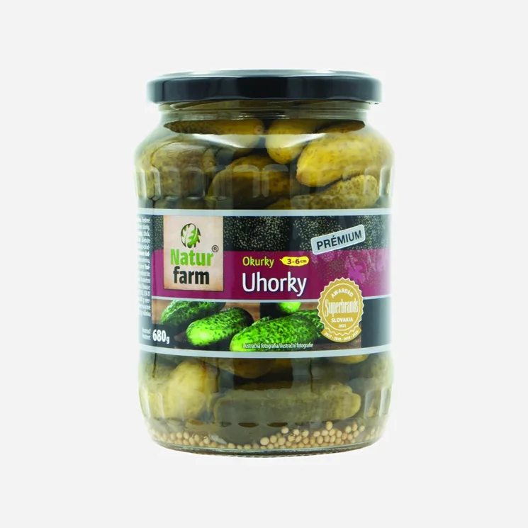 Okurky v nálevu premium