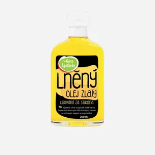Olej lněný zlatý 6 x 200 ml