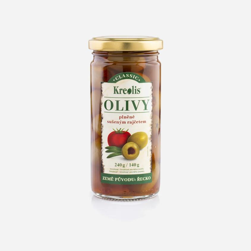 Olivy so sušenými paradajkami