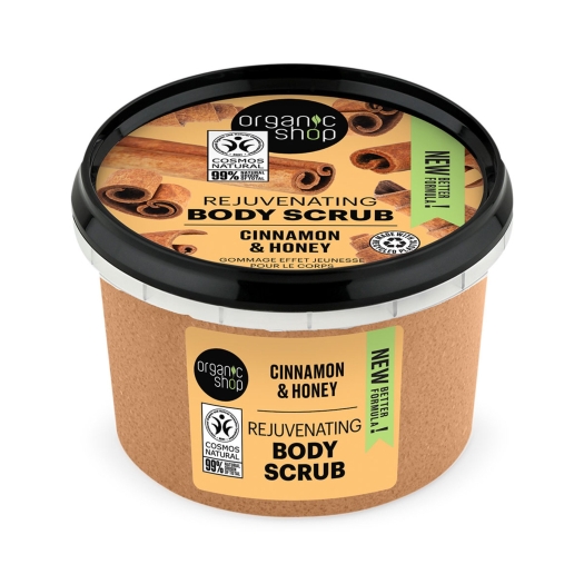 Omlazující tělový peeling Skořice a med