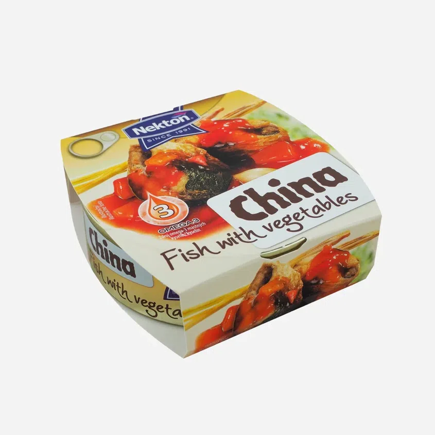 Opečená ryba se zeleninou China