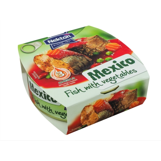 Opečená ryba se zeleninou Mexico
