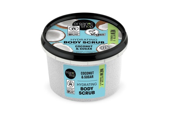 Organic Shop Hydratačný telový peeling kokos a cukor