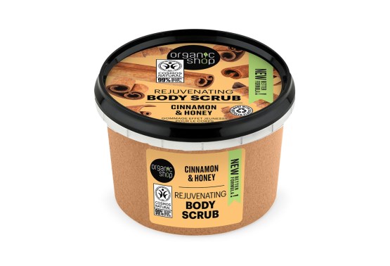 Organic Shop Omladzujúci telový peeling škorice a med