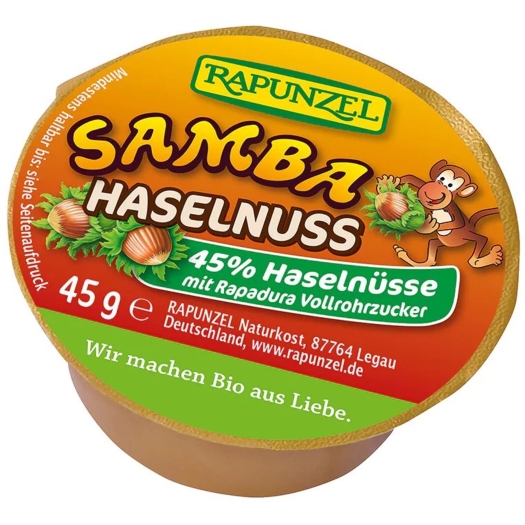 Oříšková pomazánka SAMBA mini BIO