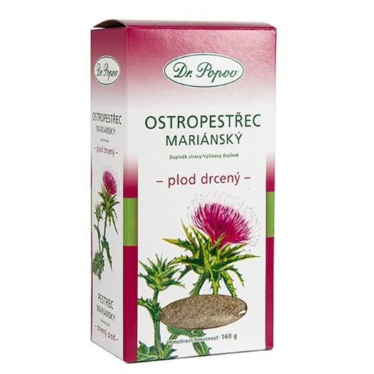 Ostropestřec mariánský plod drcený
