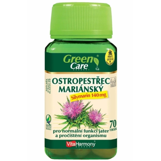 Ostropestřec Mariánský - Silymarin 140 mg