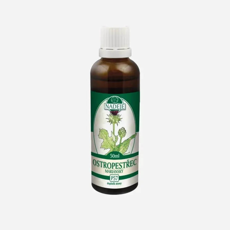 Ostropestřec mariánský tinktura z pupenů 5 x 50 ml