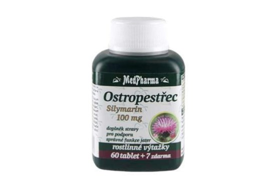 Ostropestřec (Silymarin 200 mg)