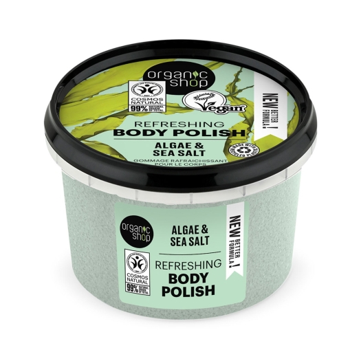 Osvěžující tělový peeling Řasy a mořská sůl