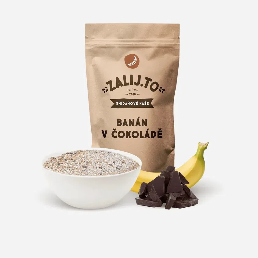 Ovesná kaše Banán v čokoládě