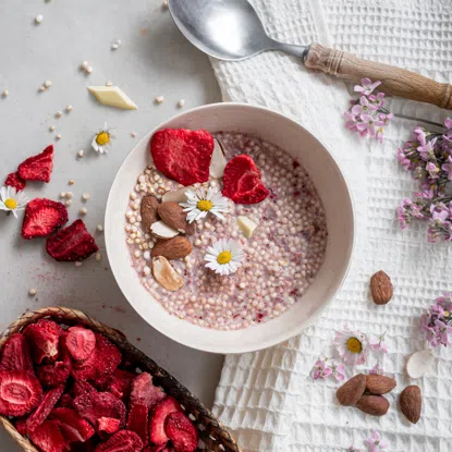 Ovesná kaše bílá čokoláda & jahoda 6 x 60 g