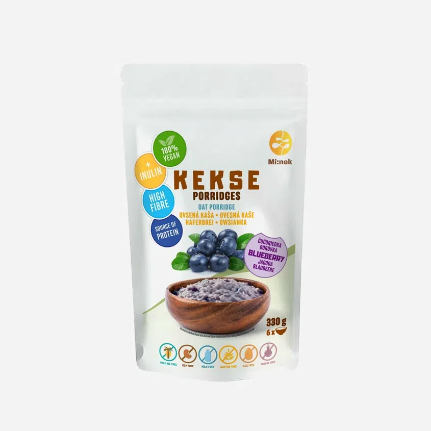 Ovesná kaše borůvka bezlepková