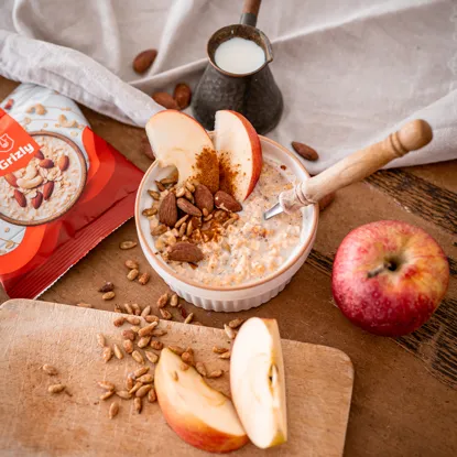 Ovesná kaše jablko & mandle ve skořici 6 x 60 g