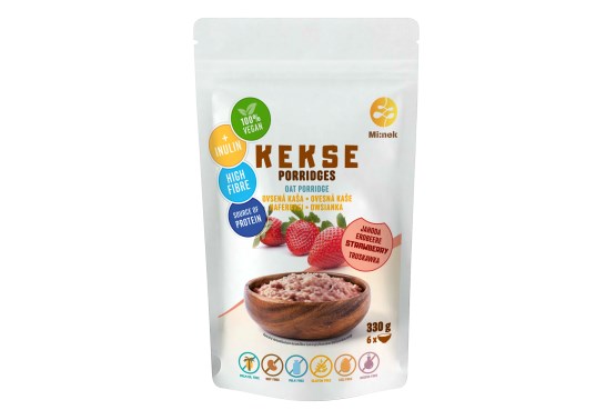 Ovesná kaše jahoda bezlepková