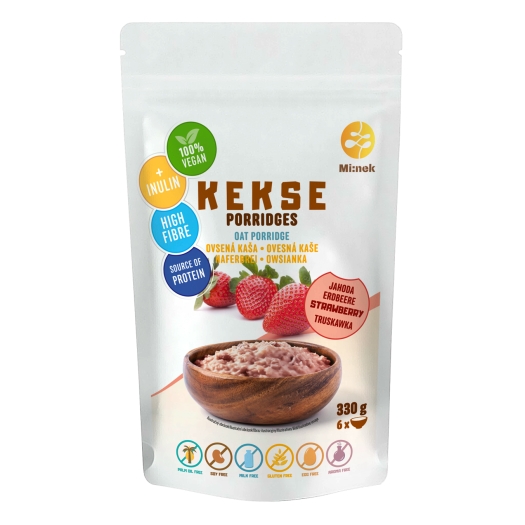 Ovesná kaše jahoda bezlepková