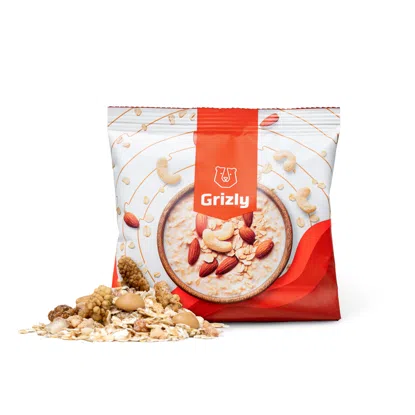 Ovesná kaše karamel a bílá moruše
