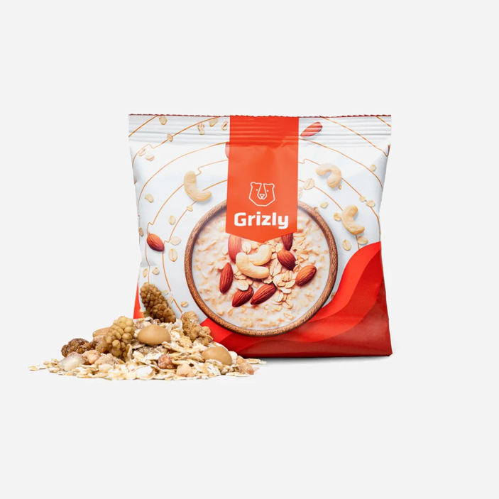 Ovesná kaše karamel & bílá moruše