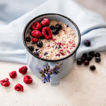 Ovesná kaše malina & borůvka 6 x 60 g