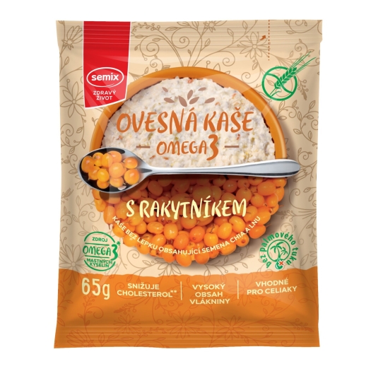 Ovesná kaše Omega3 s rakytníkem bez lepku