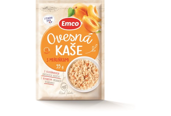 Ovesná kaše s meruňkami