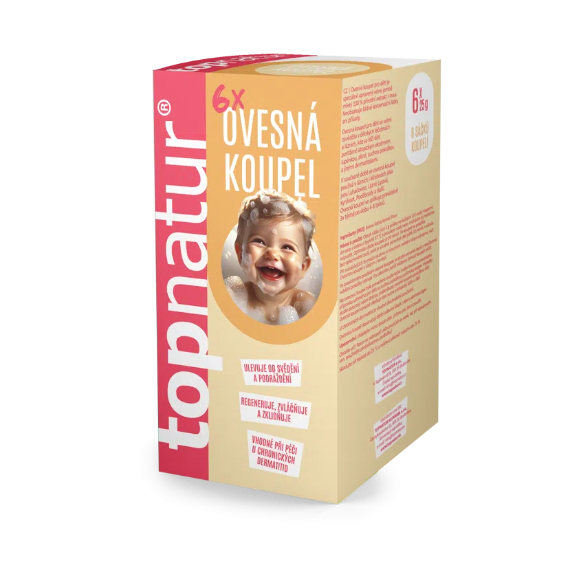 Ovesná koupel pro děti 6 x 25 g