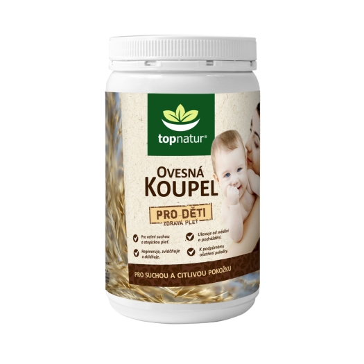 Ovesná koupel pro děti