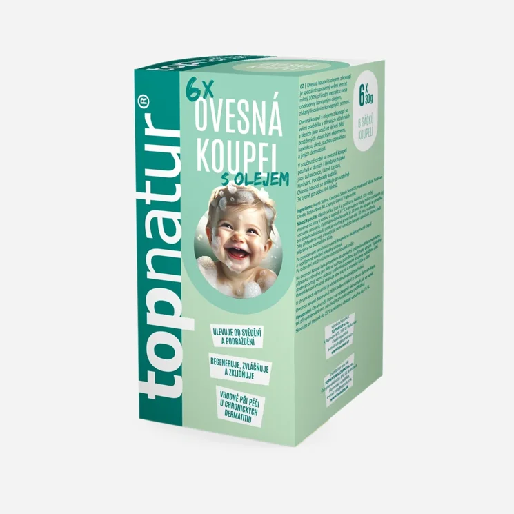 Ovesná koupel s konopným olejem 6 x 30 g