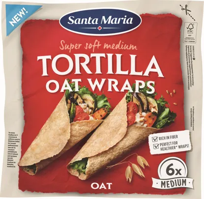 Ovesná tortilla