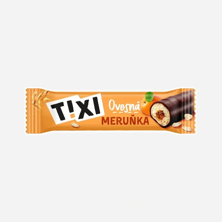Ovesná tyčinka s meruňkovou náplní
