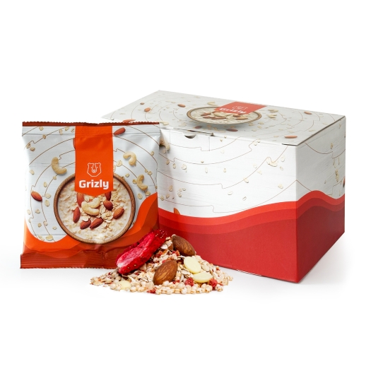 Ovesné kaše bílá čokoláda & jahoda