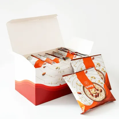 Ovesné kaše jablko & mandle ve skořici 6 x 600 g