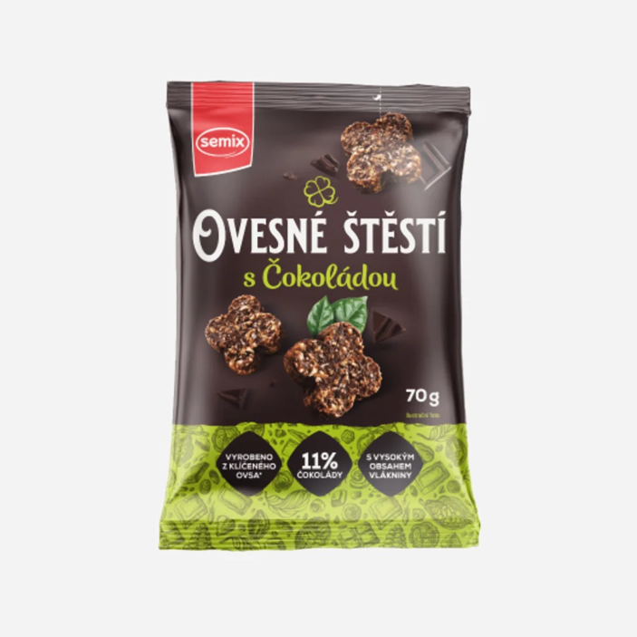 Ovesné štěstí s čokoládou