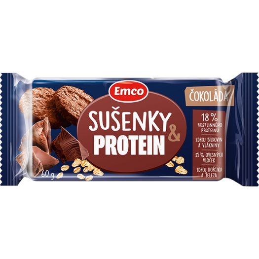 Ovesné sušenky protein s čokoládou
