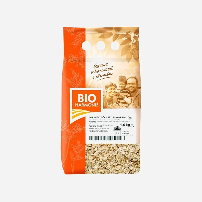 Ovesné vločky bezlepkové BIO