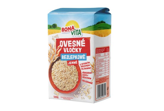 Ovesné vločky bezlepkové jemné