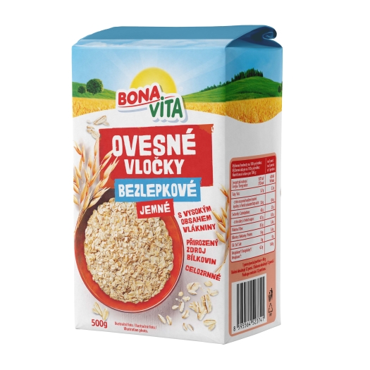 Ovesné vločky bezlepkové jemné