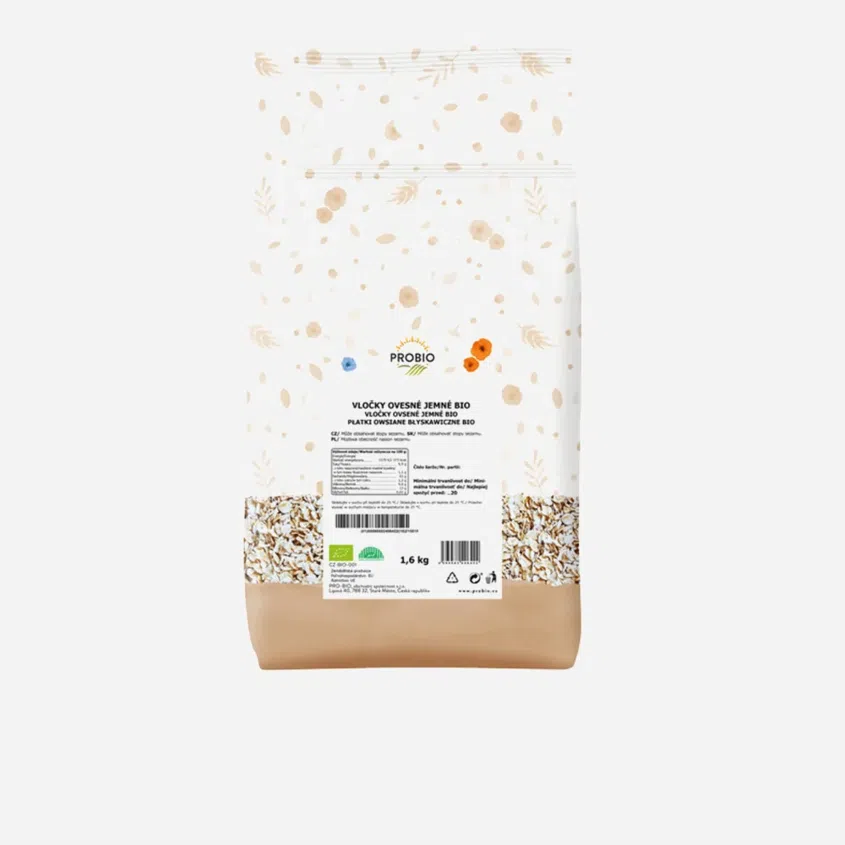 Ovesné vločky jemné BIO