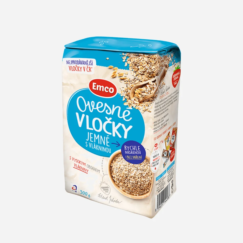 Ovesné vločky jemné s vlákninou