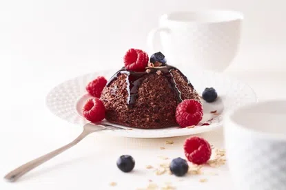 Ovesný hrníček s čokoládou bez lepku