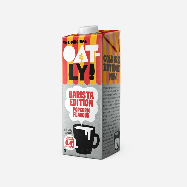 Ovesný nápoj Barista popcornový