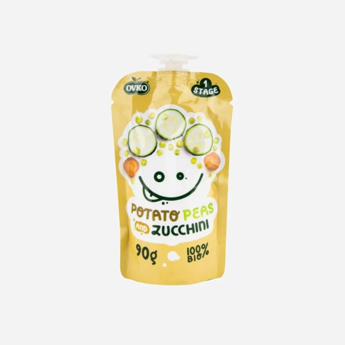 OVKO příkrm brambora, hrášek, cuketa  BIO