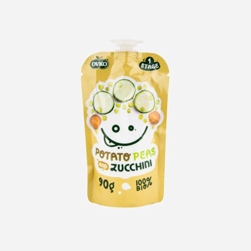 OVKO příkrm brambora, hrášek, cuketa  BIO