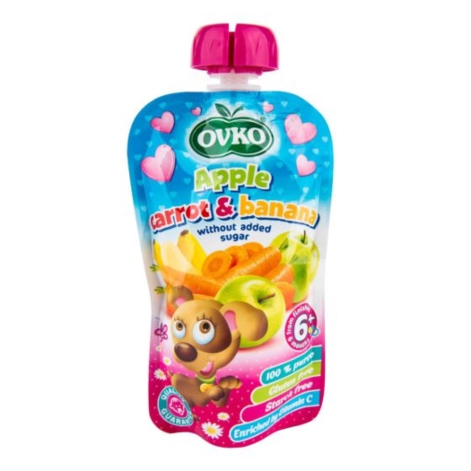 OVKO příkrm jablko, mrkev, banán