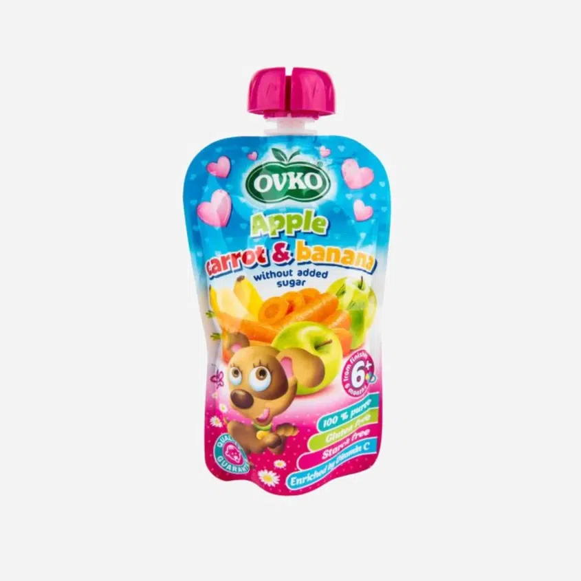 OVKO příkrm jablko, mrkev, banán