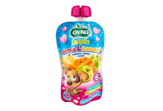OVKO príkrm jablko, mrkva, banán