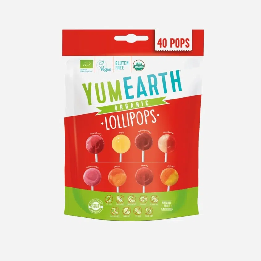 Ovocná lízátka - Mix 8 příchutí BIO  (40 ks)