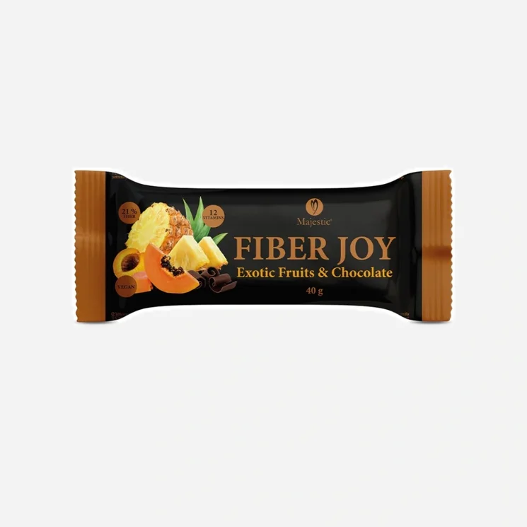 Ovocná tyčinka Fiber Joy Exotické ovoce a čokoláda