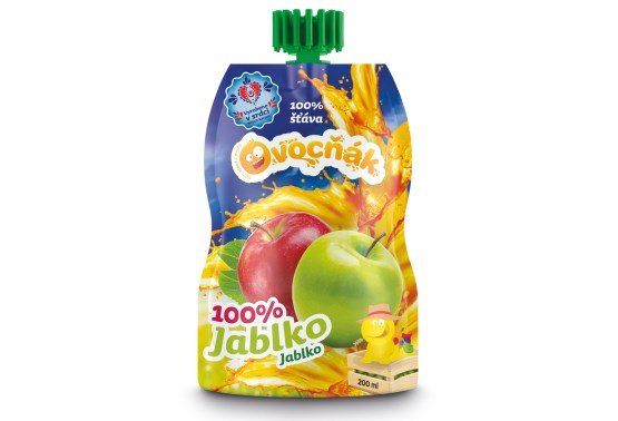 OVOCŇÁK MOŠT JABLKO 100% 200ML