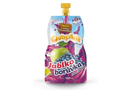 OVOCŇÁK MOŠT JABLKO-BORŮVKA 250ML